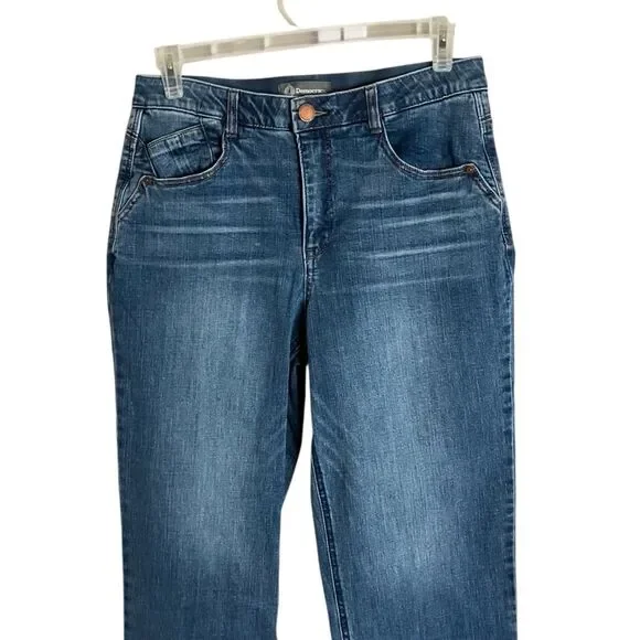 Democracy "Ab" Technology High Rise Jeans with Frayed Hem Size 12 - Picture 4 of 9